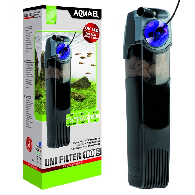 Aquael Innerfilter UNI UVC Svart