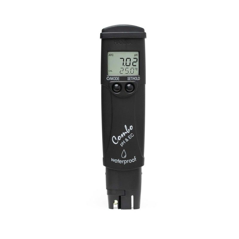 pH/Konduktivitet/°C testare 0.00-20.00mS/cm Högt område EC