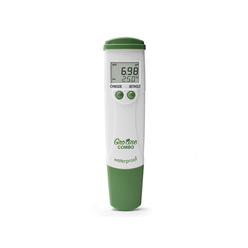 HI-98131 GROLINE HYDROPONIC WATERPROOF POCKET PH/EC/TDS/TEMPERATURE TESTER